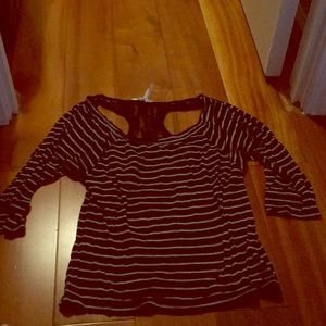 Cute top with great back!